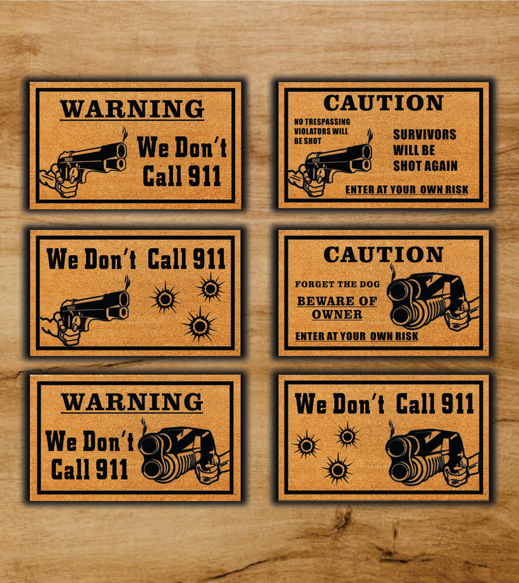 Warning Doormats