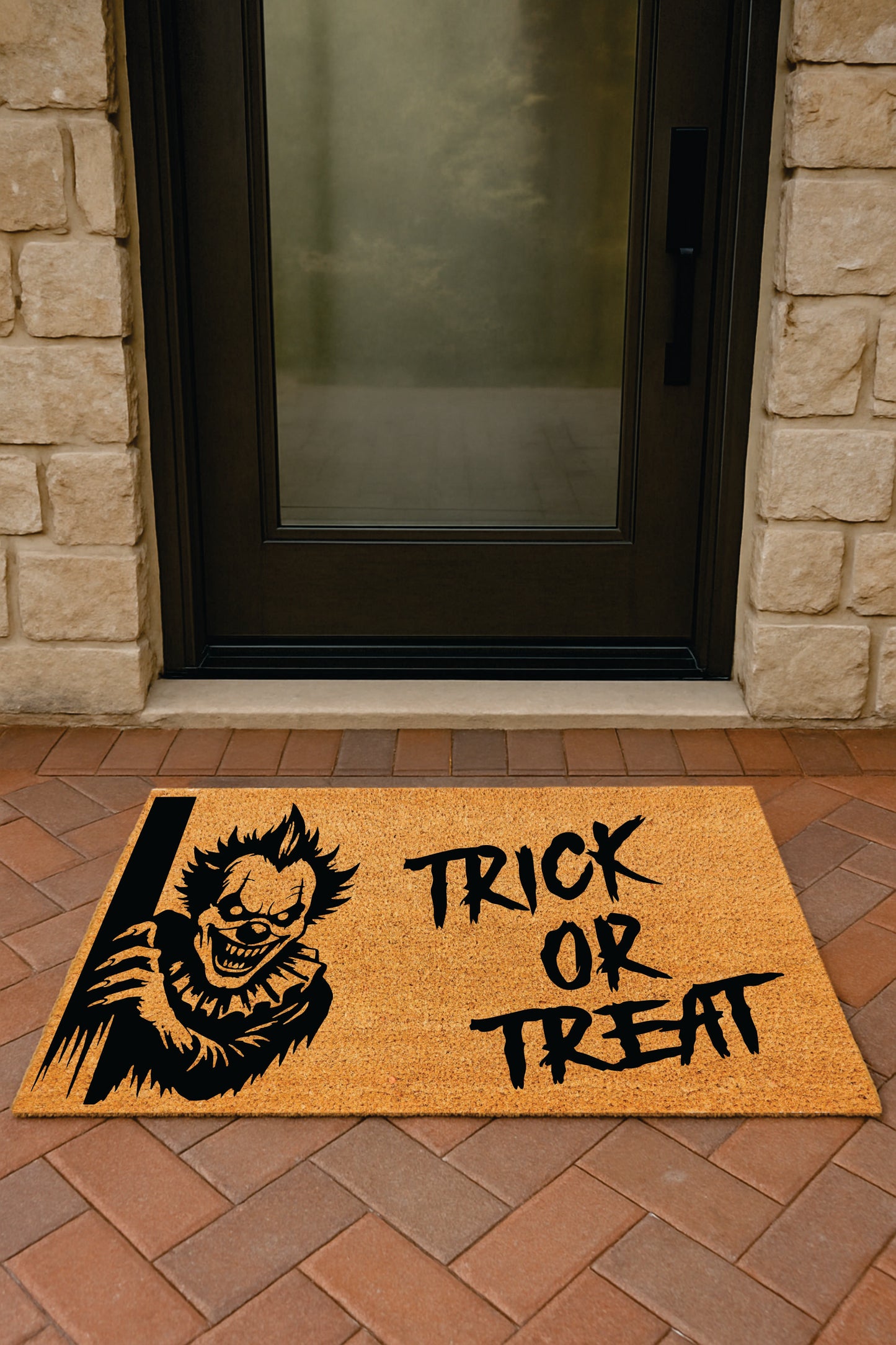 Sinister Clown in Shadows