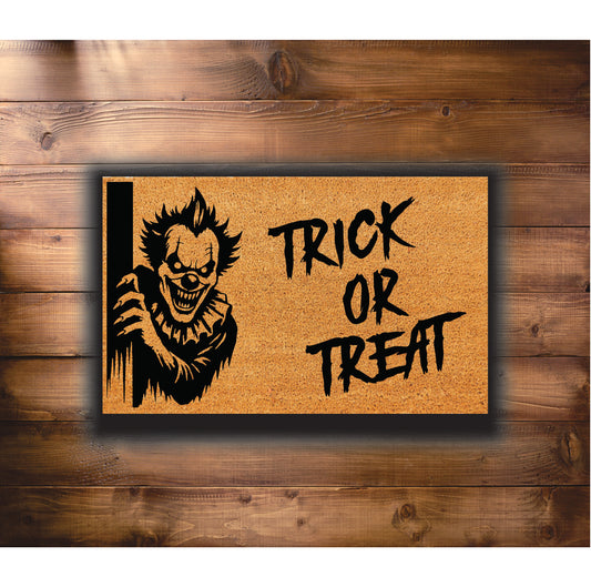 Sinister Clown in Shadows